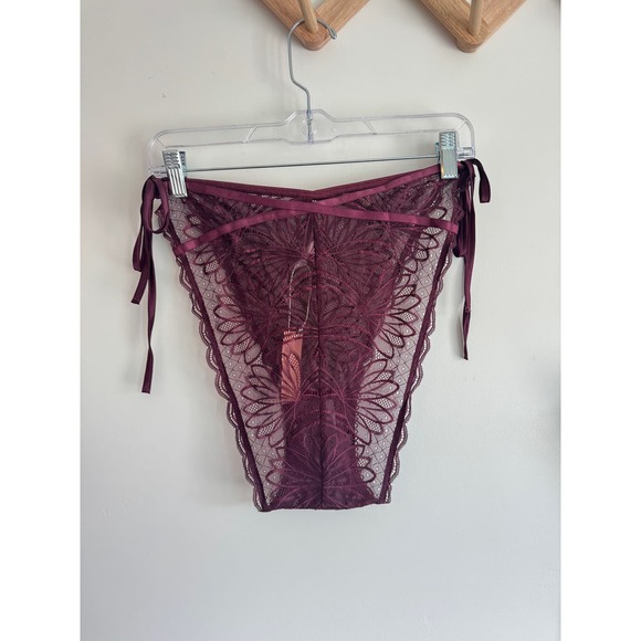 Mentionables Set- Satin/Lace Cami and Side Tie Panty Size 2x - Picture 6 of 11